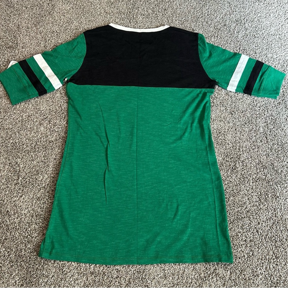New with tags Dallas Stars Hockey 47 Brand Green Tee with Logo Large - Picture 2 of 3